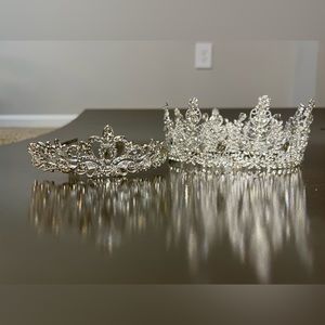 Silver Crown and Tiara